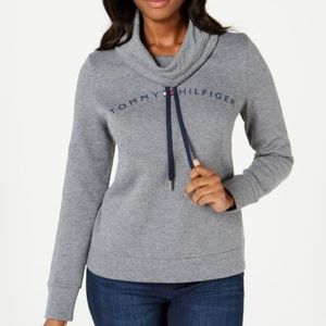 Tommy Hilfiger Womens Cowl Neck Sweatshirt
